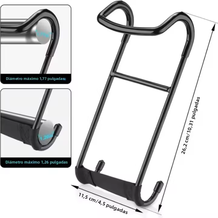 Gancho De Soporte Para Halteres 2-1PCS Rack De Halteres Pesado Con Capacidad De 225LB Accesorios De Ejercicio Para Casa Y Gimnasio - 1