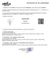 FABRILAMP Ventilador Pared Cudo Blanco 3 Vel. 45w Oscilante 5 Aspas Transp. 53x43x30 CmCon dos posiciones de cabezal, fijo y rotatorio CALIDAD TOP DE CONFIANZA - details 4