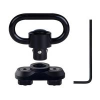 Adaptador De Montaje De Correa 1.25" Con Estudioso Giratorio Para Ar15 Accesorios De Caza Para Rifle QD Mlok Rail Fijación Rápida - details 4