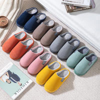 Tufo De Algodón Grueso Para Mujer Y Hombre Pantuflas De Interior Y Exterior Antideslizantes Y Cálidas Con Diseño Lindo Suela Gruesa Pantuflas De Invierno - details 1