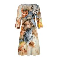 Vestido Para Mujer Traf 2024 De Manga 3/4 Casual Y Elegante Con Bolsillo Y Cierre Trasero Vestido Femenino De Organza Mid-calf Para Todas Las Temporadas - details 10