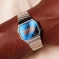 Reloj Casio Vintage A168WEM-2b hombre y mujer Alarma - Luz led - correa de acero - details 2
