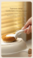 Cepillo De Limpieza Para Cocina Con Mano Hecho De Fibra De Coco Natural Cepillo De Lavado Para Olla Con Mango Ecológico Y Duradero - details 2