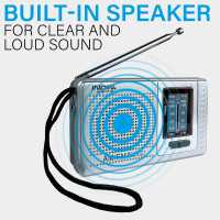 Ociodual Radio de Mano BC-R2033 Analógica Mini Sintonizador AM/FM Altavoz Integrado Conector para Auriculares Jack 3.5mm - details 2