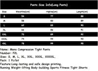 Pantalones De Rendija Para Hombre Deporte Entrenamiento De Gimnasio Y Correr Talla Elástica Secado Rápido Compresión - details 0