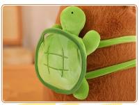 Juguete De Peluche Capybara Lindo Con Mochila De Tortuga Peluche Suave Para Niños Regalo De Cumpleaños O Navidad Animal De Peluche Capibara - details 17