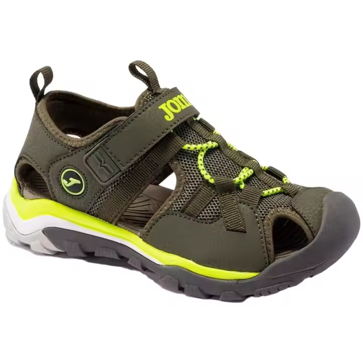 Chanclas marca Joma modelo Slakjs2424V para junior en color verde - 1