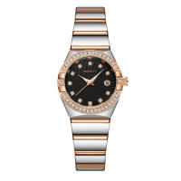 Reloj De Lujo Para Mujer Resistente Al Agua Con Iluminación Luminosa Y Mostrador De Calendario Acero Inoxidable Reloj De Cuarzo De Alta Calidad - details 7