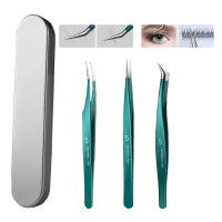 Pinzas De Pestañas Precisión Alta Golden Feather Tweezers Peacock Tweezers Dolphin Tweezers Para Cuidado De Uñas Y Belleza - details 4