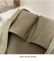 Bolso Bandolera Grande Para Mujer Xierya Capacidad De Almacenamiento Amplia Estilo Casual Cierre De Cremallera Material Impermeable Bolsa De Mano Para Estudiantes - details 14