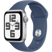 Apple Watch SE 2024 GPS 40mm CA plata aluminio y correa deportiva denim azul talla S/M - details 0