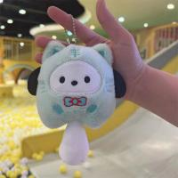 Llavero De Peluche Sanrio Kuromi Hello Kitty Melody Cinnamoroll Colgante Para Mochila Decoración De Banda De Cartón Animado Regalos Kawaii - details 7