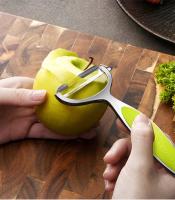 Pelador De Verduras Y Frutas De Acero Inoxidable Multiusos Para Patatas Zanahorias Y Frutas Herramientas De Cocina Ecológicas Y Resistentes - details 6