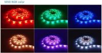 Tira De Luces LED RGB 5050 Con Controlador APP Y Sincronización De Música Luces Cambiantes De Color DIY Flexible Para Decoración De Habitaciones Con Enchufe EU - details 1