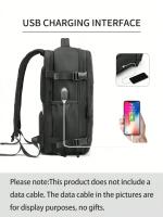 Mochila Multifuncional De Viaje Para Negocios Con Gran Capacidad Adecuada Para Mujeres Hombres Trabajadores Blanqueados Viajes Al Aire Libre Material De Poliéster - details 4