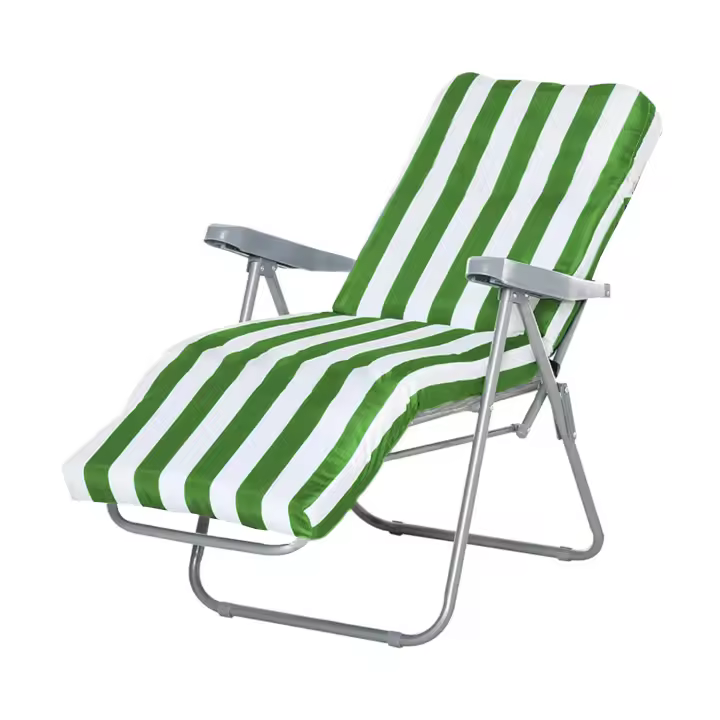 GREATOYAR Cojín Tumbona, Colchoneta Tumbona Acolchada, Cojín Acolchado de Fibra, Tela Polyester, para Exteriores Terraza Jardín Viaje Playa, 120x55x8cm / 180x55x8cm - 1