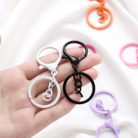5Pcs/Lot Colgante De Loro Para Cadena De Llaves Colorido 30mm Conectores De Hebilla De Langosta Para DIY Accesorios De Joyería De Cierre Redondo Unisex - details 5