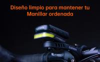 RAVEMEN FR160 Compatible con Garmin Ciclocomputadores,6 Modos Luces de Circulación Diurna con luz Intermitente de Advertencia,Tipo-C IPX6 a Prueba de Agua - details 0