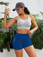 Shorts De Yoga Para Mujer Cintura Alta Levantamiento De Glúteos Pantalones Deportivos De Alta Estirabilidad Secado Rápido Transpirables - details 7