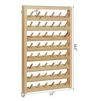 Soporte De Hilo Para Tejido En Pared Herramienta De Cruce De Cabello Organizador De Bobinas De Hilo Para Bordado Y Hobbyistas Material De Madera - details 5