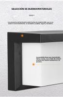 Lámpara De Pared Exterior LED Impermeable IP66 Con Sensor De Movimiento Iluminación Moderna Para Porche Balcón Jardín - details 6