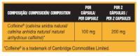 Caffeine 100mg 90 VegCaps -Gold Nutrition - details 1