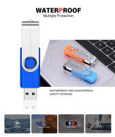 JASTER Lote De 10 Pendrives USB Rotativos De 128GB 64GB 32GB 16GB Para Laptop Y Memoria Stick Creativos U Disks Regalos - details 4