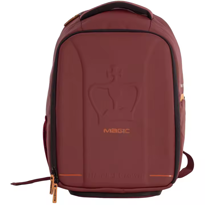 Black Crown Mochila Magic – Diseño Sofisticado en Burdeos y Negro – Fabricada con Materiales Premium (30% EVA, 70% PVC), Compartimento para Palas, Bolsillo Ventilado para Zapatillas y Transporte Cómodo - 1