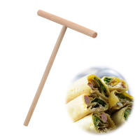 HILIFE Espátula Para Batido De Tortitas De Madera Ecológica Herramienta De Cocina Para El Hogar Hacer Crepes Chinas - details 2