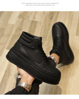 Zapatos De Baloncesto Casuales Para Hombre Botas De Tobillo Altas Plataforma Zapatillas Deportivas Con Suela Gruesa Para Exterior - details 6