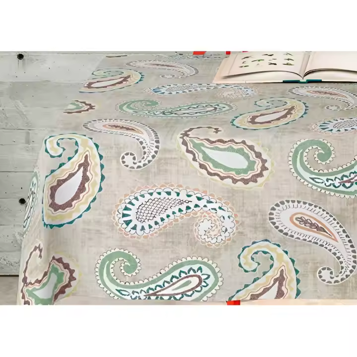 Hulehule Tex Mantel Resinado Rossetti Estampado Cachemir Anti-manchas - 1
