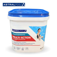 Cloro de piscina Astral Pool Multi acción 5Kg en pastillas. Tabletas Multiacción 250gr. - details 0
