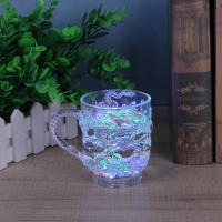 Taza De Bebida Luminosa De Dragon 285ml Con Inducción De Líquido Taza De Vino Y Whisky De Acrílico Batería Iluminación Para Fiesta Y Vacaciones - details 1