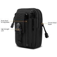 Funda Para Teléfono Móvil Táctica Universal Con Cierre De Cremallera Bolsa De Cinturón Molle Para Hombro Y Cadera Unisex - details 0