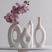 Vaso Nórdico Aract Vasebsts Cerámica Mate Rustica Arte Moderno Decorativo Para Decoración De Granja Tamaño M Nuevo Estilo Clásico/Post-moderno - details 2
