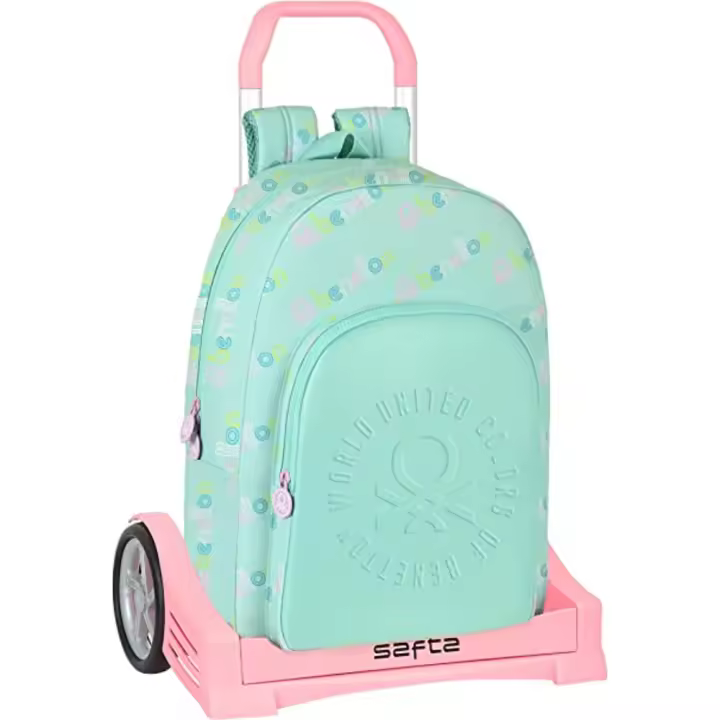 Mochila trolley United Colors of Benetton 72485 azul claro Unisex - 1