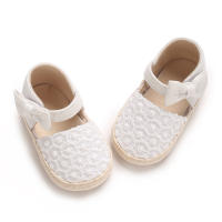 Zapatillas De Verano Para Bebés Niñas 0-18M Con Lazo Casual Sandalias Suave Cómodas Para Primeros Pasos Material Transpirable Tela Y Algodón - details 36