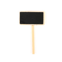 Tablero De Madera Negro Mini 50 Piezas Rectángulo Panel De Clips Etiquetas De Memorias Sin Marco Tipo De Estilo Móvil - details 7
