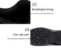 Zapatos De Seguridad Para Hombre Zapatillas De Punta De Acero Ligera Botas Impermeables Protección Industrial Para Los Pies Envío Gratis - details 10