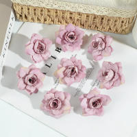 20Pcs Cabezas De Flores Artificiales Rosa 5cm Silken Para Decoración De Hogar Boda Fiesta Accesorios De Coronas De Flores - details 10