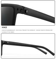 Gafas De Ciclismo Polarizadas Clásicas LOISRUBY Para Hombres Y Mujeres UV400 Protección Solar Para Camping Senderismo Y Conducción Gafas De Montar Bicicleta Cuadradas - details 12