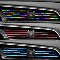 10 Piezas De Decoración Para Ventiladores De Aire De Coche En Cromo Estilo Mouluring U Shaped Accesorios Para Acondicionador De Aire Grille PVC Para Estilo De Coche - details 2