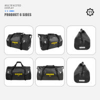 Bolsa De Asiento Para Motocicleta Impermeable De Viaje 20L 50L 70L 100L 40L 66L Equipaje Seco De PVC Para Exterior - details 10