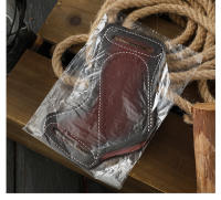 Cubierta De Cinturón De Cuero Vintage Para Herramientas Al Aire Libre Bolsa De Almacenamiento EDC Porta Knives Mini Plegables Soporte De Cuero Vaca Para Cuchillos - details 8