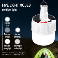 Lámpara Solar LED Recargable De 100W Farol De Emergencia Portátil Para Exteriores Y Camping Bombilla De Luz De Emergencia Con Batería Para El Hogar - details 0