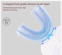 Cepillo de dientes ultrasónico automático,Cepillo De Dientes En Forma De U,Cepillos de dientes ultrasónicos de 360 \u200b\u200b° Cepillo de dientes eléctrico y Kit de blanqueamiento dental,para Cargar IPX7 a Prueba de Agua - details 0