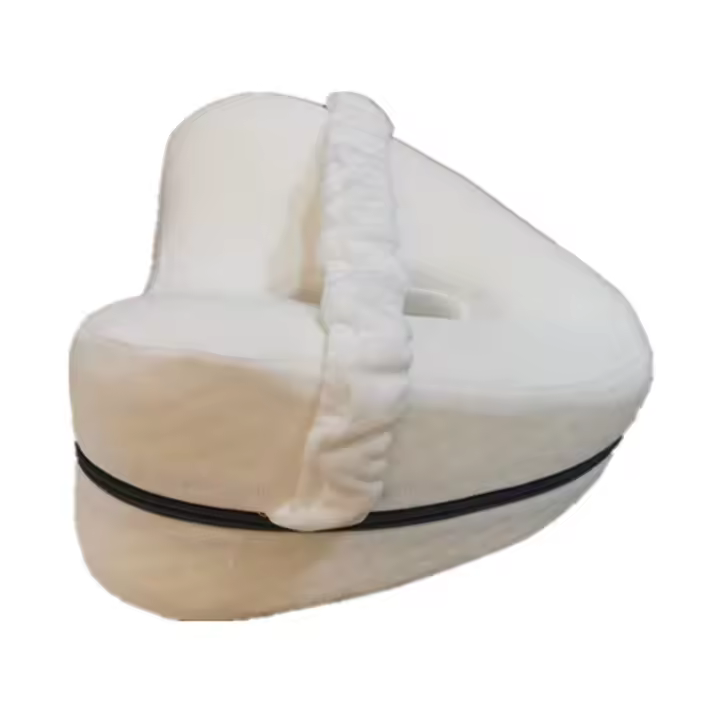 Cojín De Pierna En Forma De Corazón Slow Rebound Recuperación Lenta Alivio De Estrés Para Dormir Lado Con Relleno De Memoria Poliéster/Celulosa Tamaño 25x15x6cm - 1