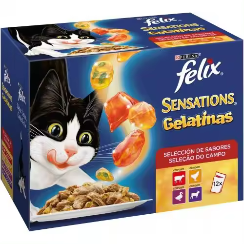 FELIX Sensations Gelatinas Carnes Multipack (12x85gr) - 1