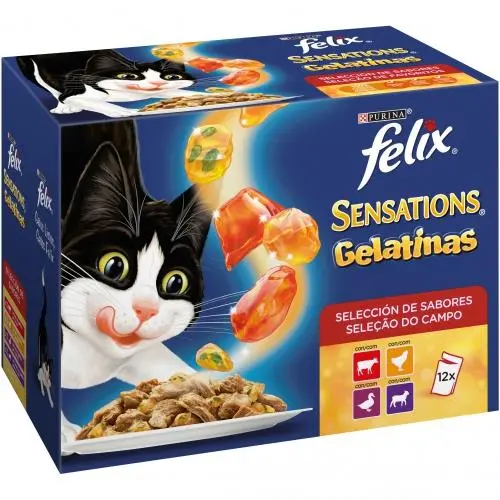 FELIX Sensations Gelatinas Carnes Multipack (12x85gr) - 1