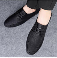 Zapatos De Cuero Para Hombre Con Suelas Suaves Versátiles Para Todas Las Estaciones Tallas Grandes Moda Casual Para Jóvenes Zapatos De Conducción - details 7